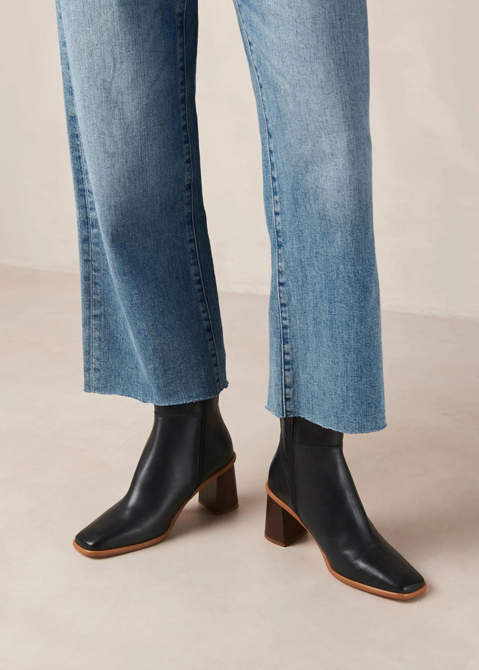 West Vintage - Botas Negras De Piel