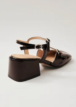 Withnee Onix Tacones De Cuero Marrón
