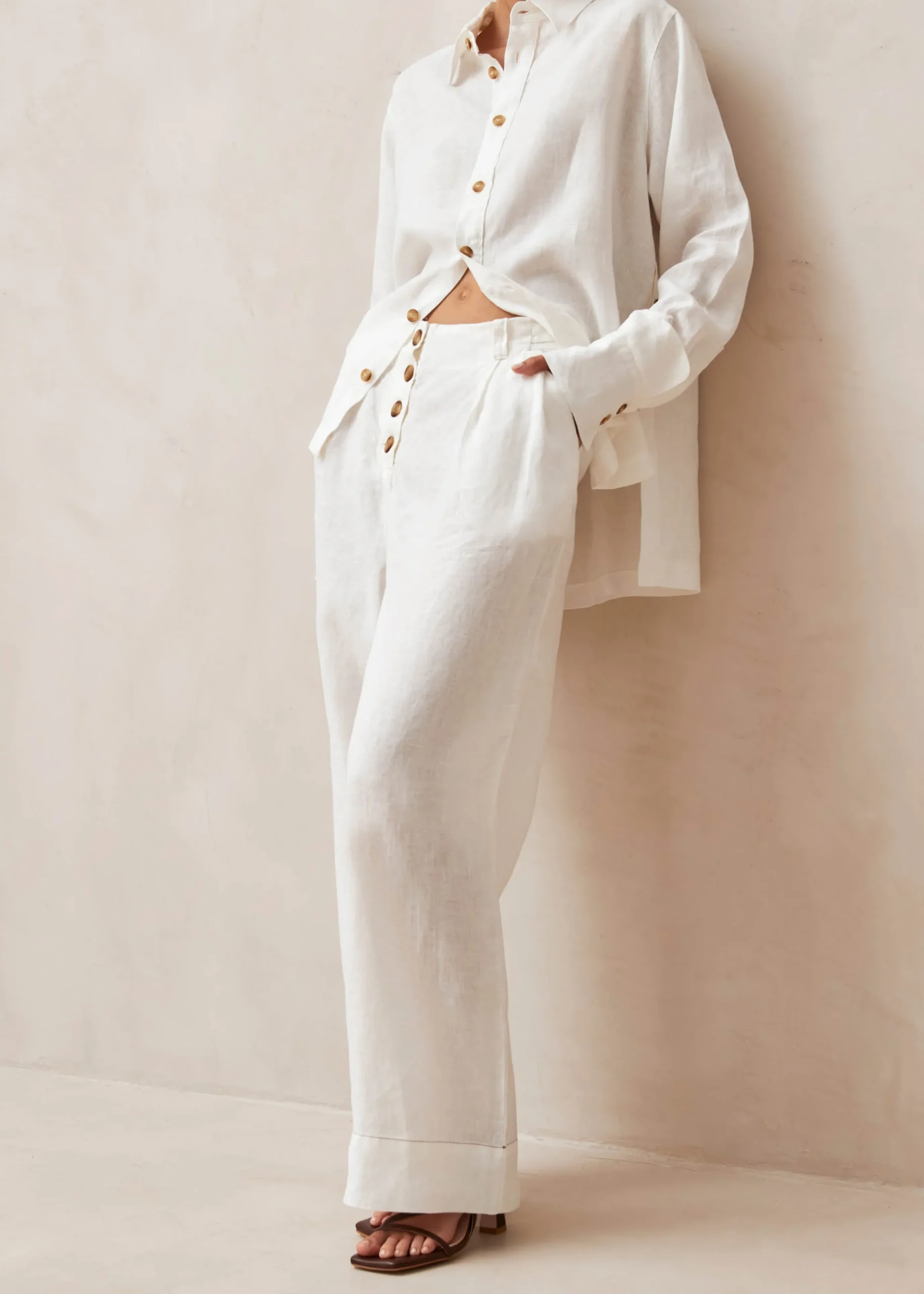 Zulu Pantalones Color Crema