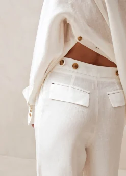 Zulu Pantalones Color Crema